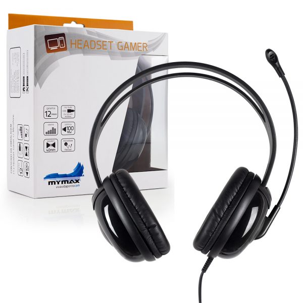 007503_2 Headset Gamer P2 2.4M Nylon - Preto - PHN-HT8000/BK