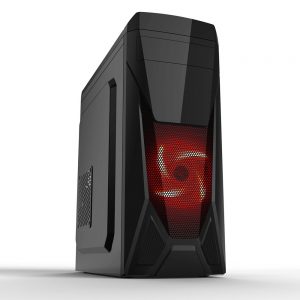 008651_1 GABINETE GAMER NEW SNAKE C/ USB 3.0 - PRETO LED VERMELHO MCA-FC-E29AMCA-FC-C58A