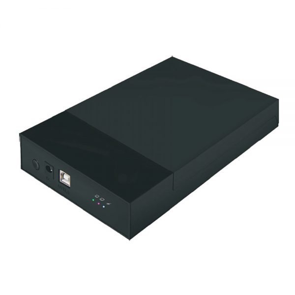 008688_1 - Case HD Externo 3.5” USB 2.0 - Preto - MENC-35TU2 BK