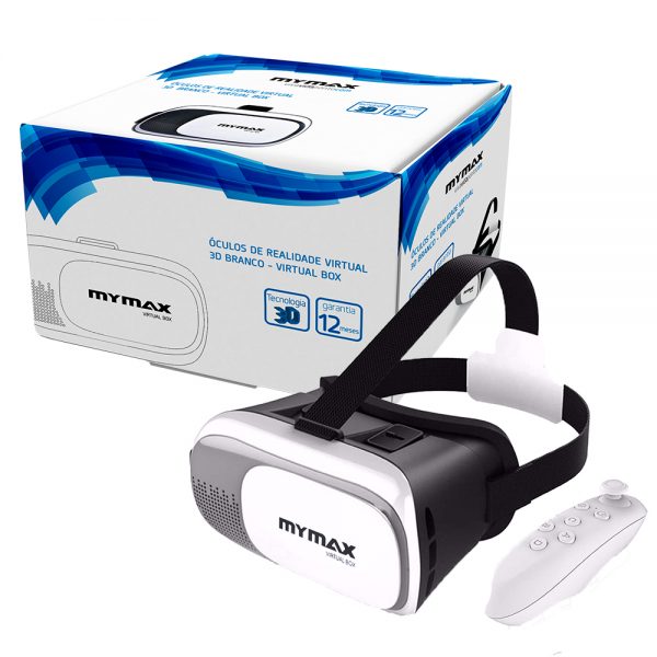 008697 7 OCULOS DE REALIDADE VIRTUAL 3D V-BOX - BRANCO