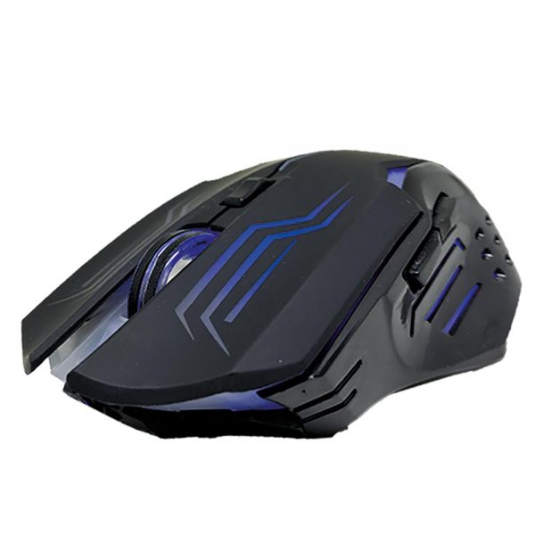 008738_5 Mouse Gamer Ládon 2400 DPI - Preto Led Azul - OPM-X15/BL