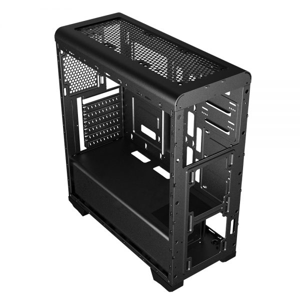 008786_4 GABINETE GAMER PEGASUS C/ USB 3.0 - PRETO LED AZUL MCA-FC-CO07A/BK