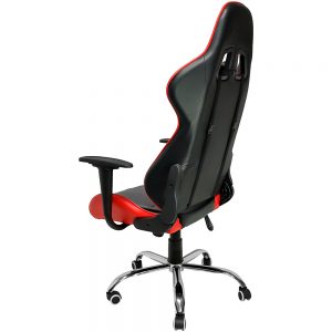 Cadeira Gamer MX7 Giratoria Preto e Vermelho