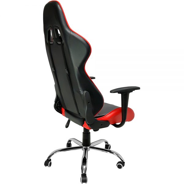 Cadeira Gamer MX7 Giratoria Preto e Vermelho