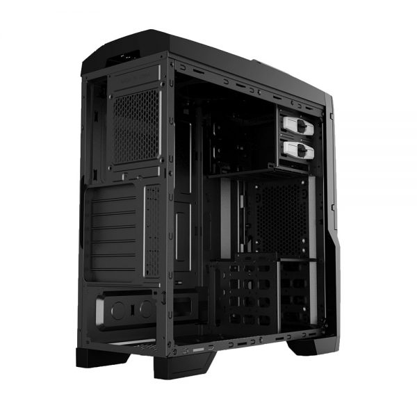 008848_7 GABINETE GAMER CENTAURO C/ USB 3.0 - PRETO LED VERMELHO MCA-KU-855B/RD