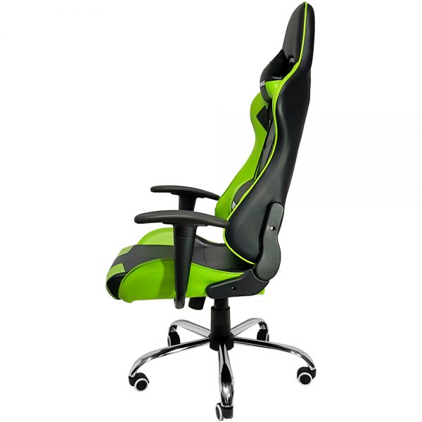 Cadeira Gamer MX7 Giratoria Preto e Verde