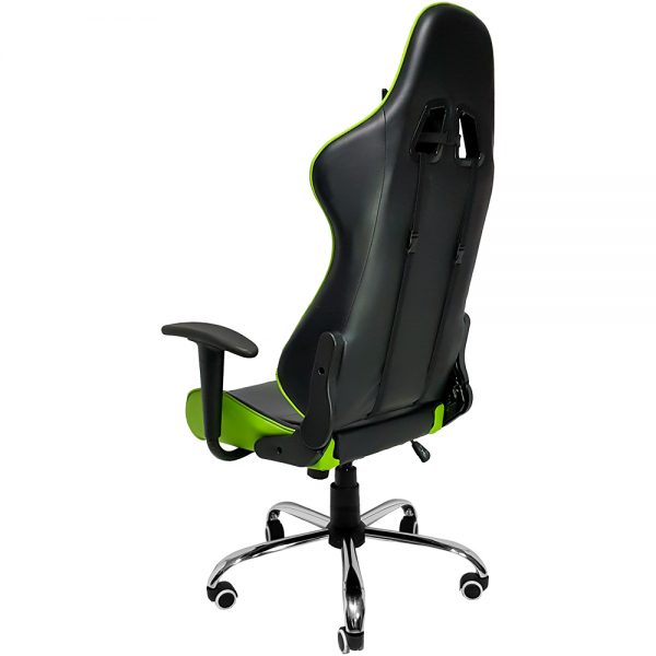 Cadeira Gamer MX7 Giratoria Preto e Verde