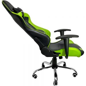 Cadeira Gamer MX7 Giratoria Preto e Verde