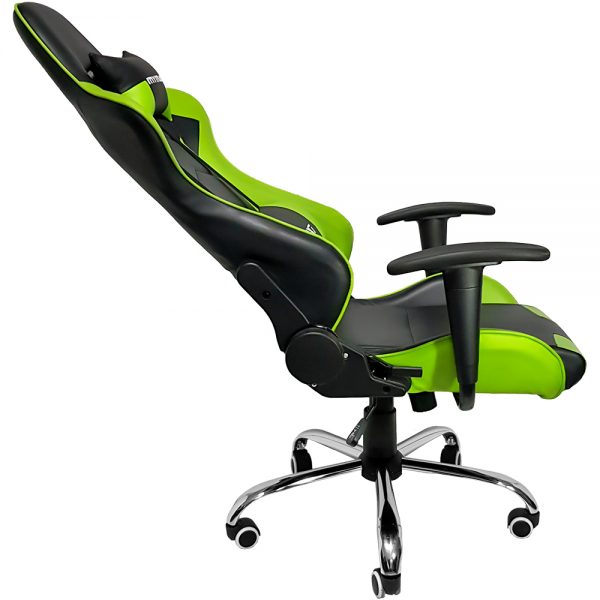 Cadeira Gamer MX7 Giratoria Preto e Verde