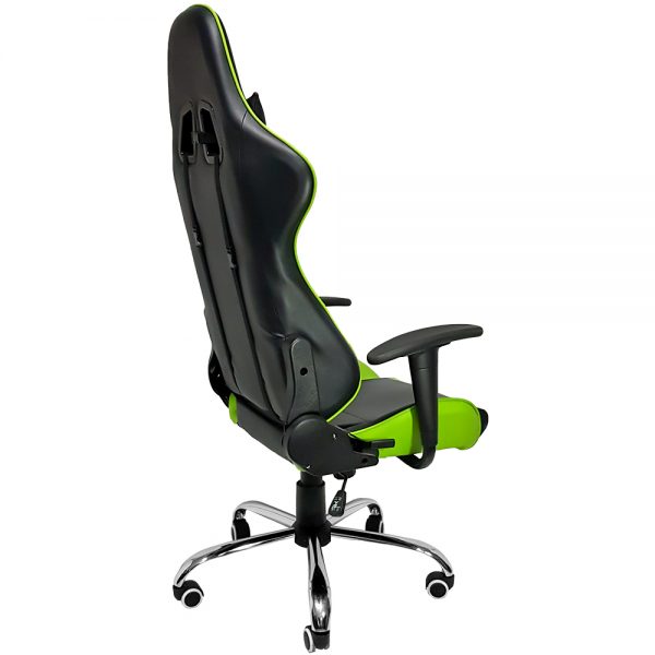 Cadeira Gamer MX7 Giratoria Preto e Verde