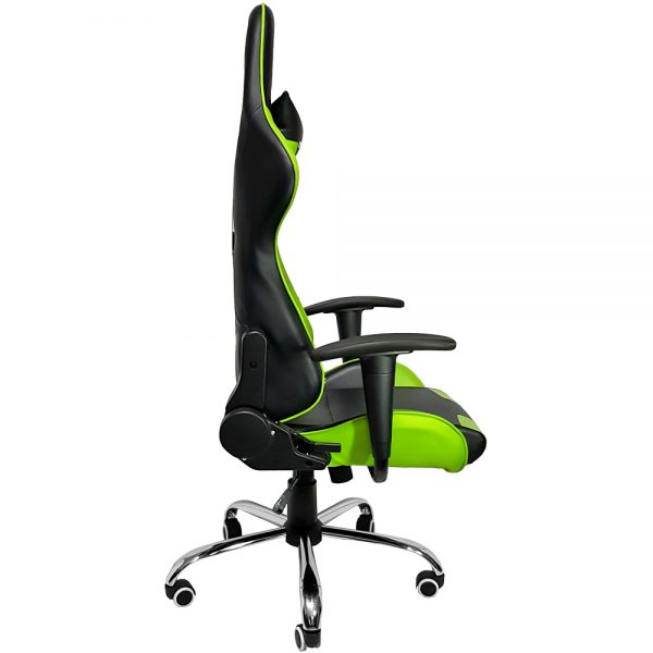 Cadeira Gamer MX7 Giratoria Preto e Verde