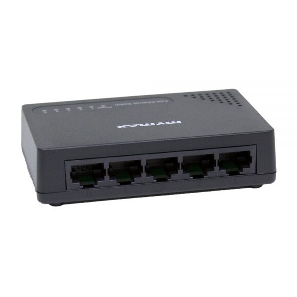 005613_2 Switch 5 Portas 10/100Mbps - Preto MSWI/S1005D