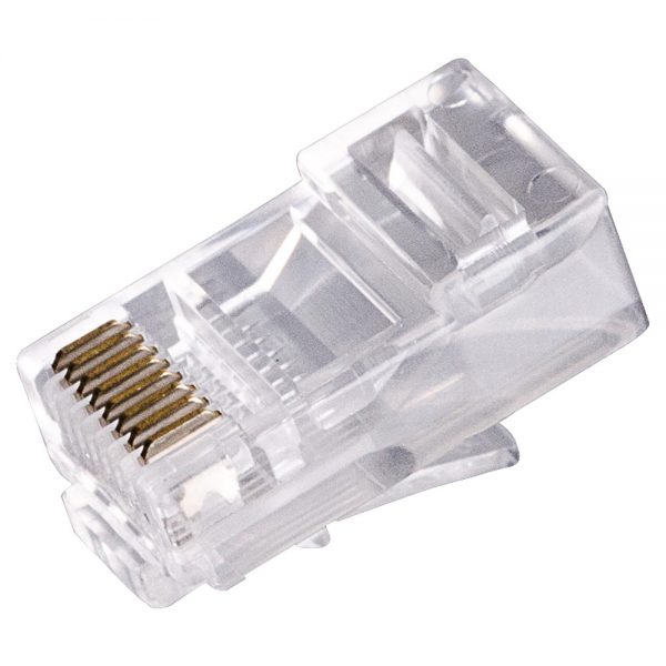 007849_1 Conector RJ-45 UTP CAT5E 8P8C - Embalagem com 100 un MGPL-RJ45