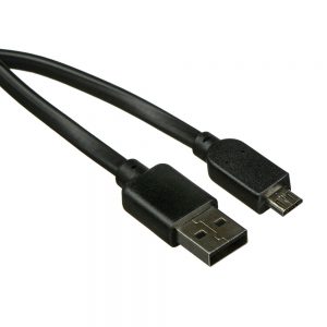 007856_1 WUSB-20BK-M/MIC-18M Cabo USB 2.0 para Micro USB 1.8m - Preto