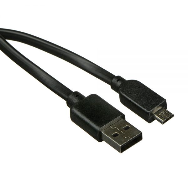 007856_1 WUSB-20BK-M/MIC-18M Cabo USB 2.0 para Micro USB 1.8m - Preto