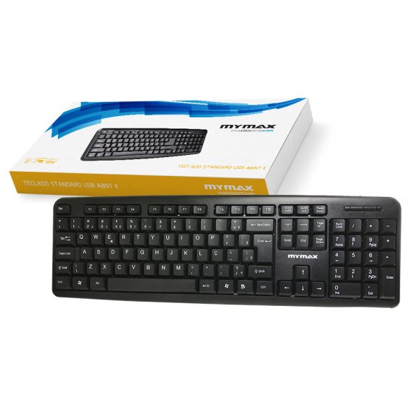 008201_2 Teclado Standard USB ABNT II - Preto MKS-VSC170/USB