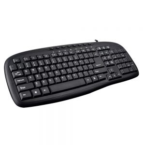 008202_1 Teclado Multimídia Slim Curve USB ABNT II - Preto MKS-VSC169/USB