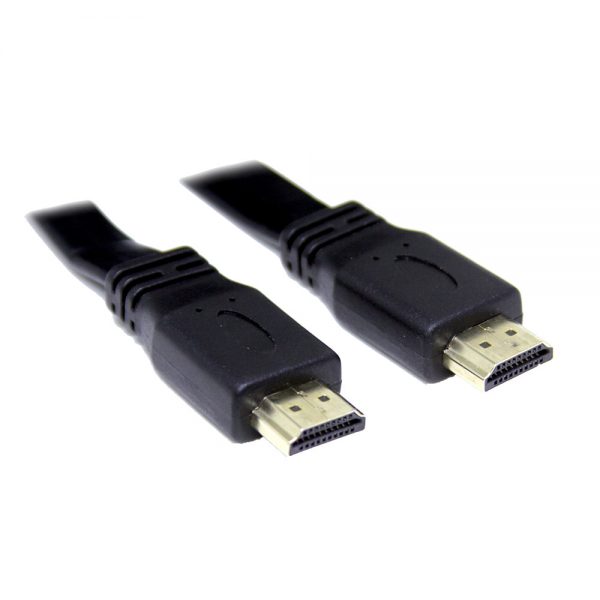 008640_2 Cabo HDMI para HDMI 1.8m Flat V1.4 - Preto WSPHD-H14V023-18M