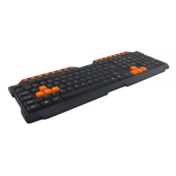 008845_3 Teclado Gamer Multimídia USB ABNT II - PretoKEY-2103/USB