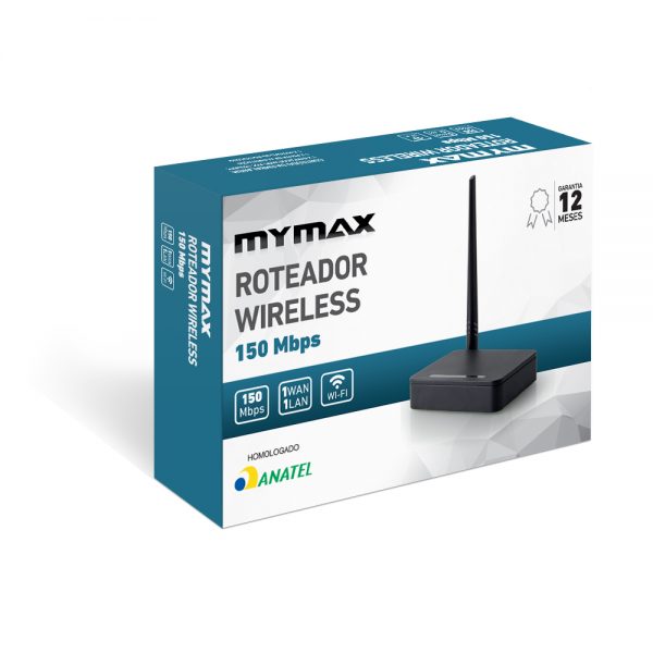 008859_3 Roteador Wireless 150 Mbps - 1 Antena Externa MWR-U31-BK-V1