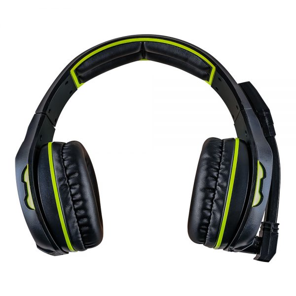 008918_2 - Headset Gamer 5.1 Centauro - MHP-SP-X13/BKGR - Preto/Verde