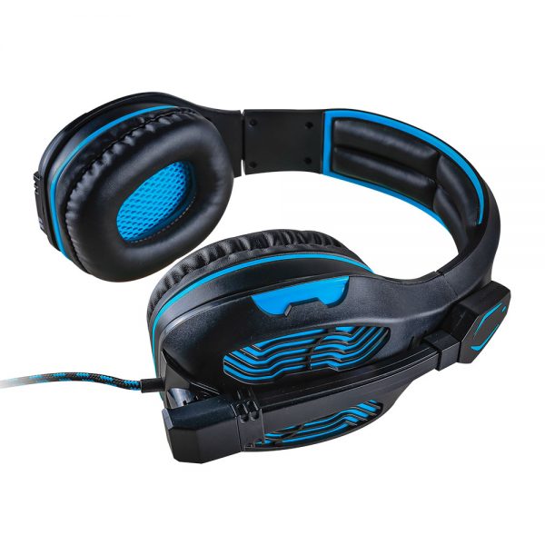 008919_4 - Headset Gamer 5.1 Centauro - MHP-SP-X13/BKBL - Preto/Azul