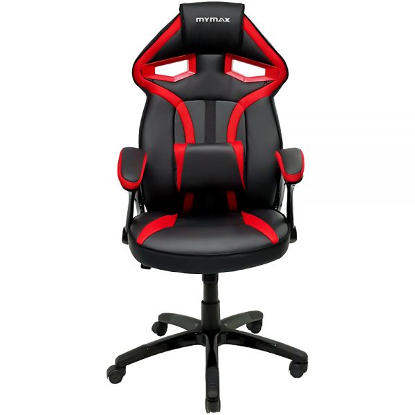 Cadeira Gamer MX1 Giratoria Preto e Vermelho