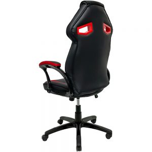 Cadeira Gamer MX1 Giratoria Preto e Vermelho