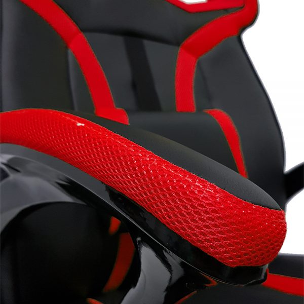 Cadeira Gamer MX1 Giratoria Preto e Vermelho