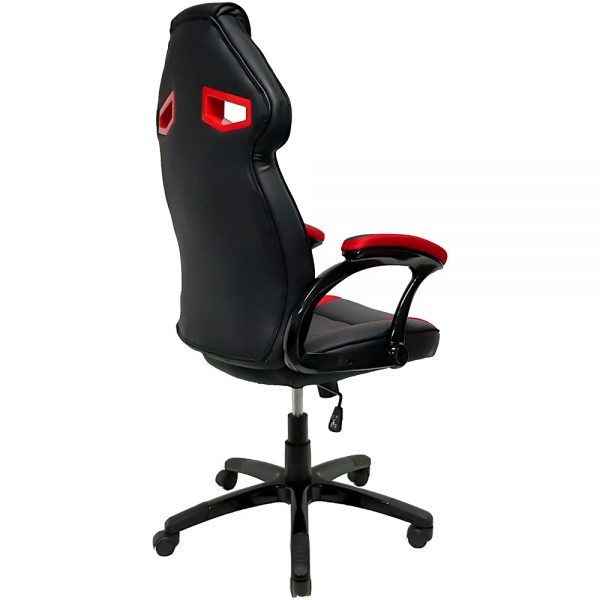 Cadeira Gamer MX1 Giratoria Preto e Vermelho