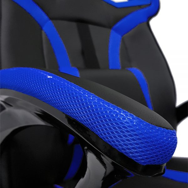 Cadeira Gamer MX1 Giratoria Preto e Azul