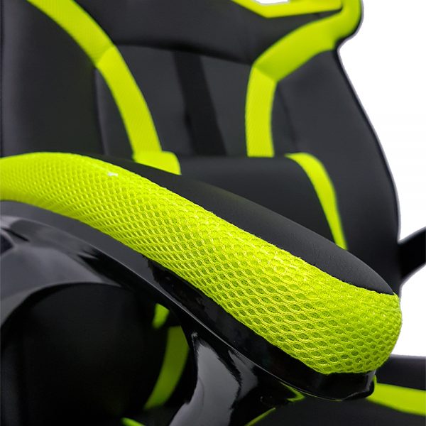 Cadeira Gamer MX1 Giratoria Preto e Verde