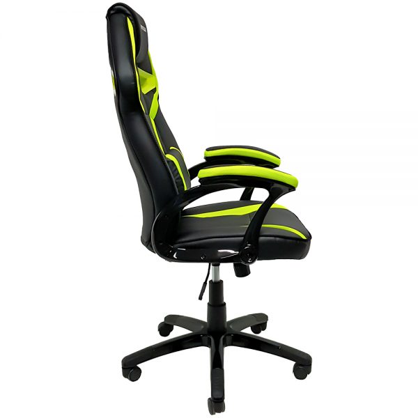 Cadeira Gamer MX1 Giratoria Preto e Verde