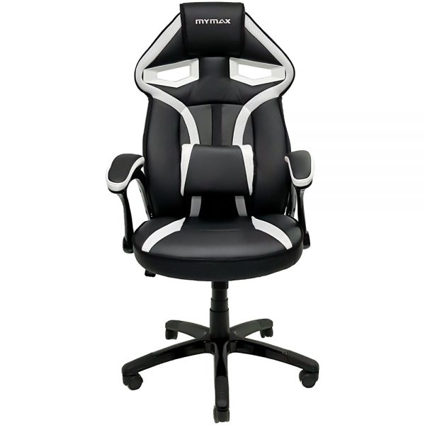 Cadeira Gamer MX1 Giratoria Preto e Branco