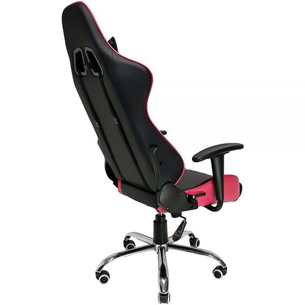 Cadeira Gamer MX7 Giratoria Preto e Rosa