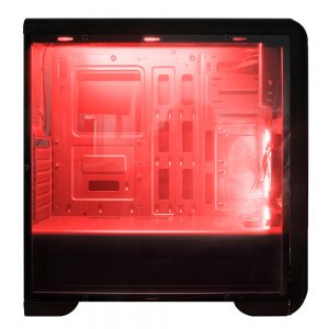 Gabinete Gamer Tornado USB 3.0 Black LED Vermelho MCA-FC-T07A/BK-RD