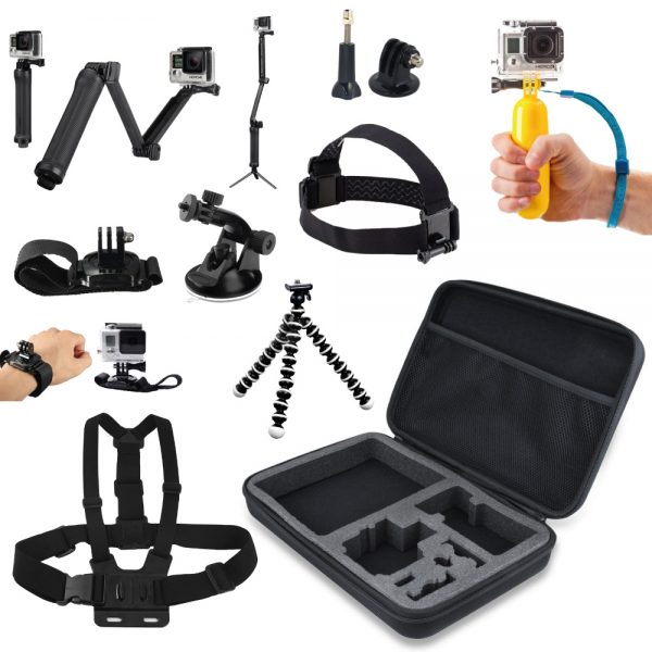 Kit Aventura Acessorios Gopro com 9 pecas MFYF-SY-GP