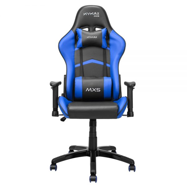 Cadeira Gamer MX5 Giratória Preto/Azul