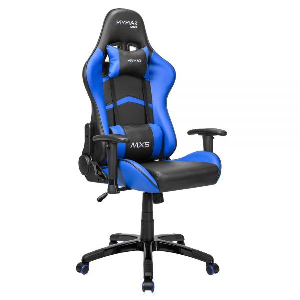 Cadeira Gamer MX5 Giratória Preto/Azul