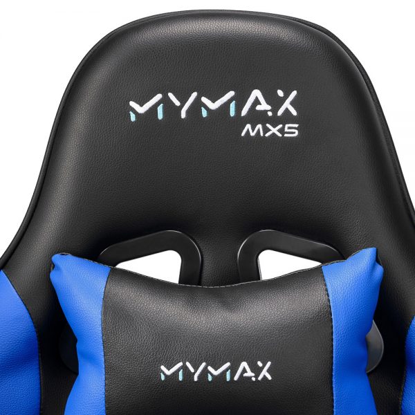 Cadeira Gamer MX5 Giratória Preto/Azul