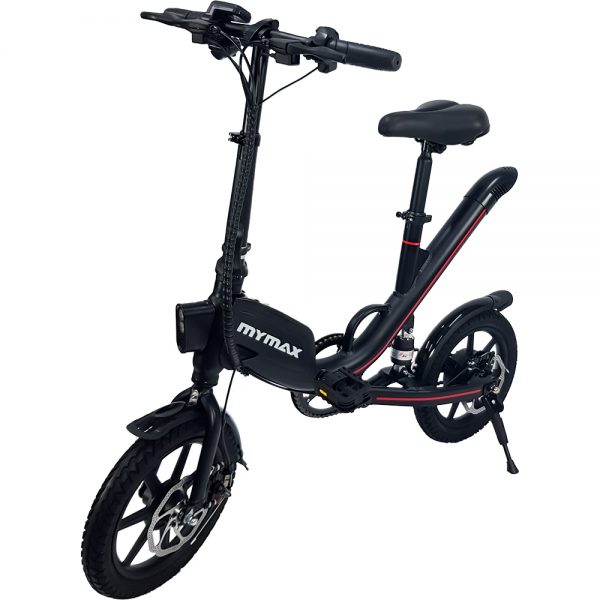 E-Bike Way Aro 14 com Pedal Autonomia até 35km – Preto