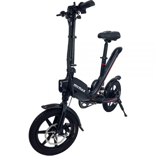 E-Bike Way Aro 14 com Pedal Autonomia até 35km – Preto