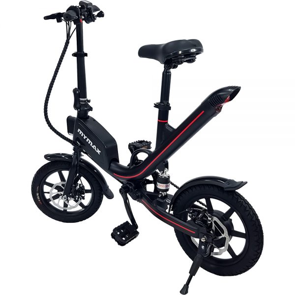 E-Bike Way Aro 14 com Pedal Autonomia até 35km – Preto