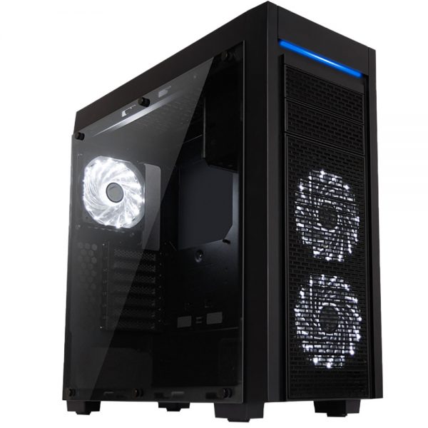 Montado Gabinete Gamer Full Tower Horus Mymax