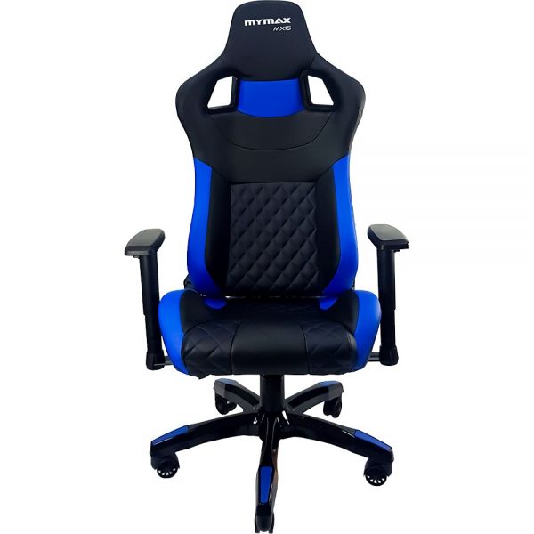 Cadeira Gamer MX15 Giratoria Preto/Azul Mymax