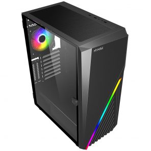 Gabinete Gamer Aurora USB 3.0 Preto LED RGB