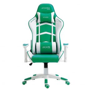 Cadeira Gamer MX5 Giratória Branco e Verde