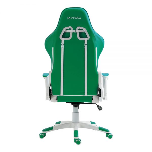 Cadeira Gamer MX5 Giratória Branco e Verde