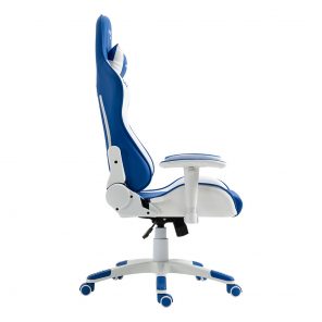 Cadeira Gamer MX5 Giratória Branco e Azul