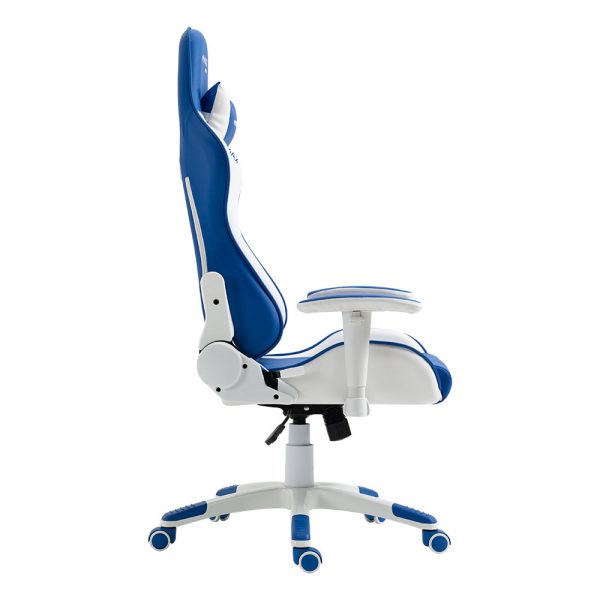 Cadeira Gamer MX5 Giratória Branco e Azul